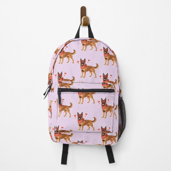 Item preview, Cute Belgian Malinois in Love – Minimal Valentine Dog Illustration designed and sold by GoodyPaws.