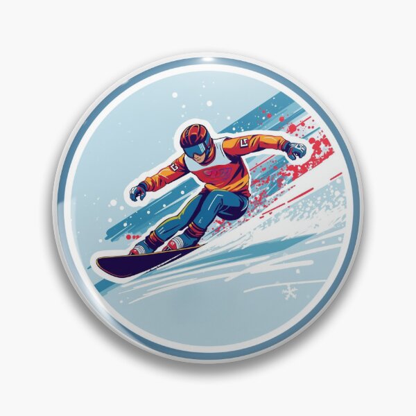 Item preview, Winter Sports Games Arena Snowboarding Competition Sticker designed and sold by colorleafz.