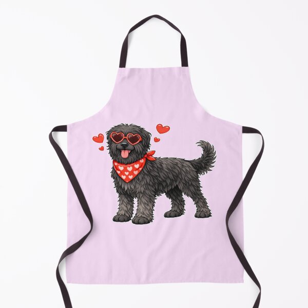 Item preview, Cute Schapendoes in Love – Minimal Valentine Dog Illustration designed and sold by GoodyPaws.