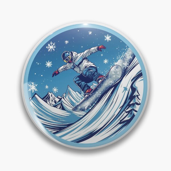 Item preview, Winter Sports Games Arena Snowboarding Competition Sticker designed and sold by colorleafz.