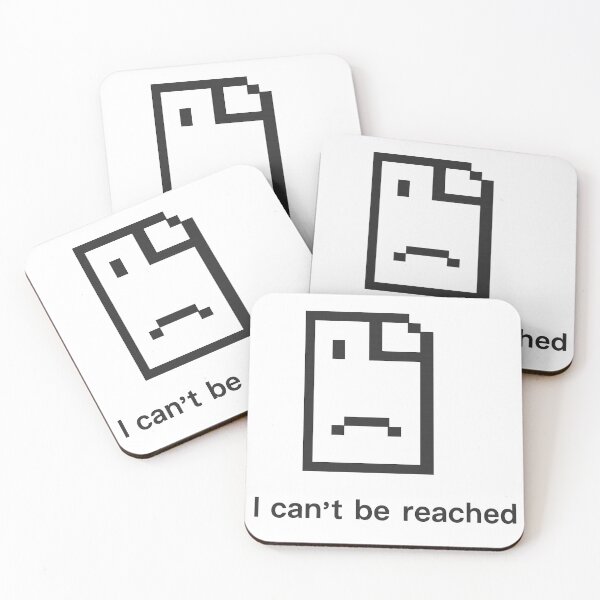 Item preview, I Can’t Be Reached – Pixel Error Offline Sticker & Tee designed and sold by haitrieuic96.