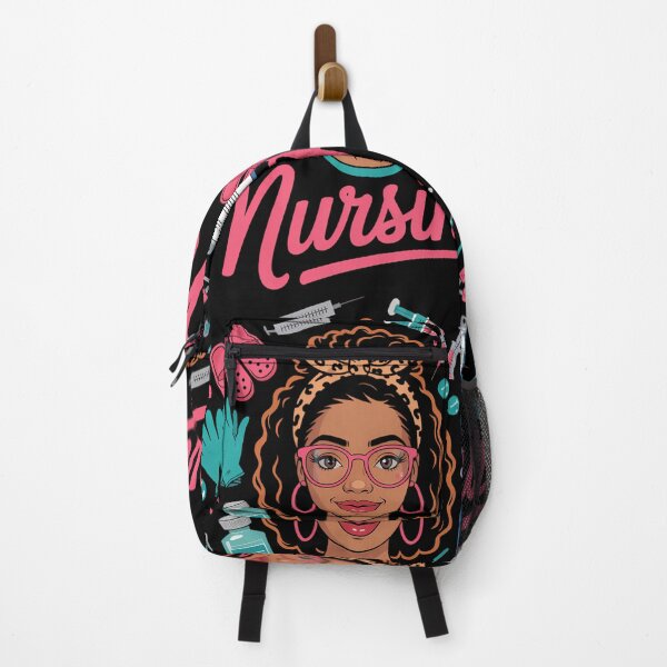 Item preview, Melanin Nurse Black History Month Afro Hair designed and sold by tiekanamac.
