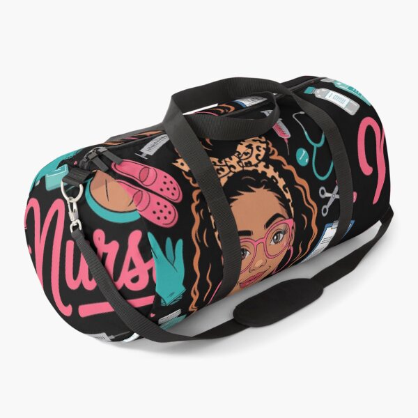 Item preview, Melanin Nurse Black History Month Afro Hair designed and sold by tiekanamac.