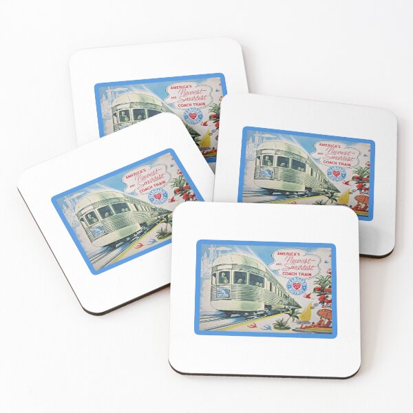 Item preview, Vintage Seaboard Railway - Americas Newest and Smartest Coach Train designed and sold by QuayTradingCo.
