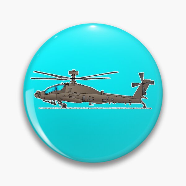 Item preview, AH-64 Apache Helicopter Art designed and sold by themagiccrayons.