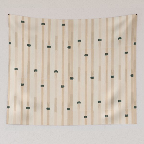 Item preview, Líneas abstractas negras y beige designed and sold by awarastudio.