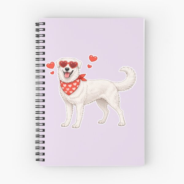 Item preview, Cute Maremmano-Abruzzese Sheepdog in Love – Minimal Valentine Dog Illustration designed and sold by GoodyPaws.