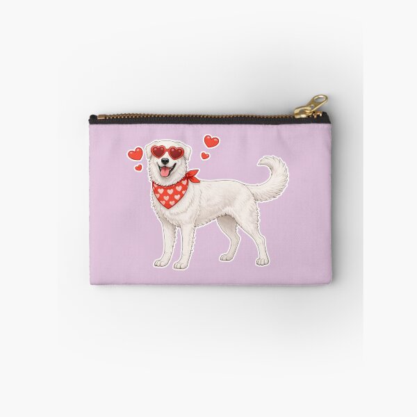 Item preview, Cute Maremmano-Abruzzese Sheepdog in Love – Minimal Valentine Dog Illustration designed and sold by GoodyPaws.