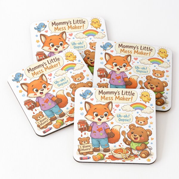 Item preview, Mommy’s Little Mess Maker Cute Art designed and sold by LoveLaxmi Arts.