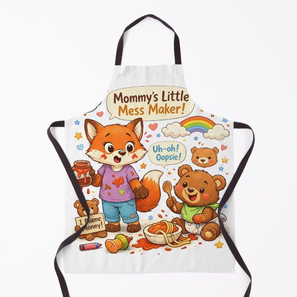 Item preview, Mommy’s Little Mess Maker Cute Art designed and sold by LoveLaxmi Arts.
