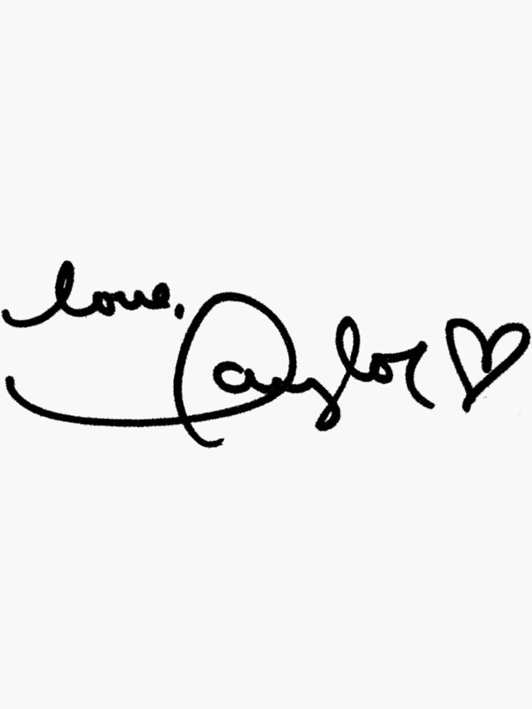 Signature Sticker