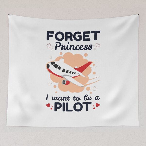 Item preview, Forget Princess I Want to Be a Pilot designed and sold by jaygo.