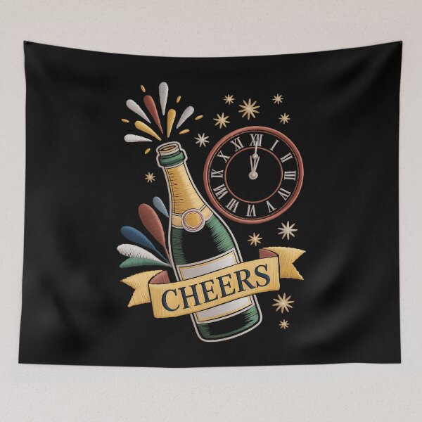 Item preview, Midnight Countdown Champagne Party designed and sold by tiekanamac.
