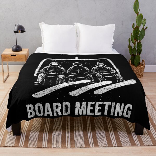 Item preview, Snowboard Board Meeting Ski Lift Skier Winter Sports designed and sold by JohnBrightIdeas.