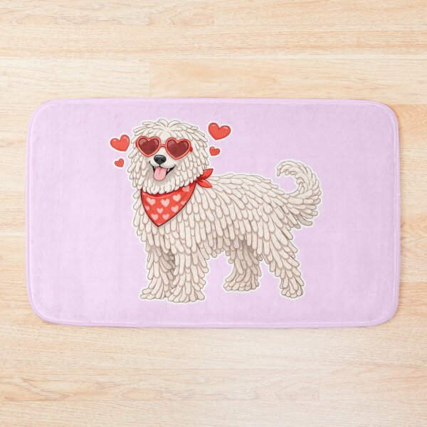 Item preview, Cute Puli in Love – Minimal Valentine Dog Illustration designed and sold by GoodyPaws.
