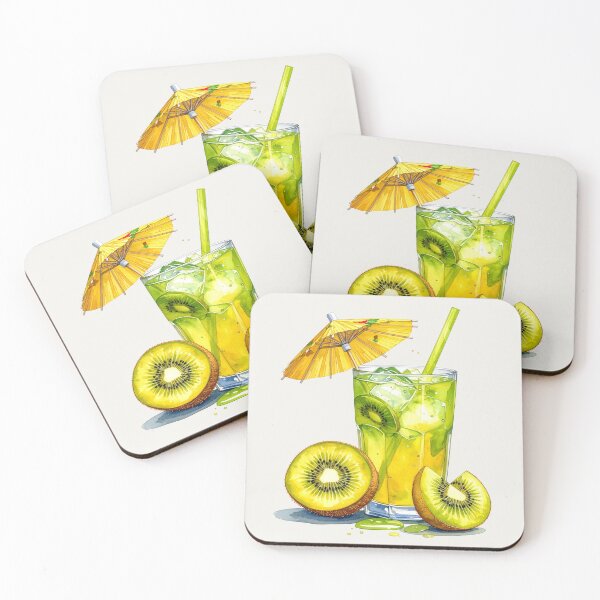 Item preview, Summery kiwi refreshing lemonade, golden kiwis designed and sold by LiskoDesign.