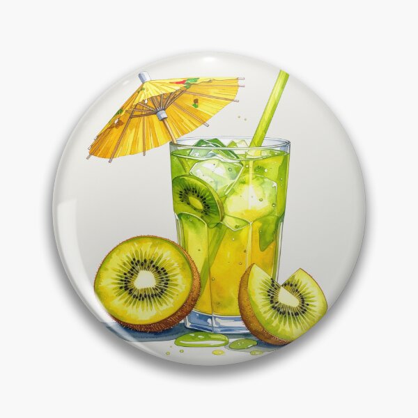 Item preview, Summery kiwi refreshing lemonade, golden kiwis designed and sold by LiskoDesign.