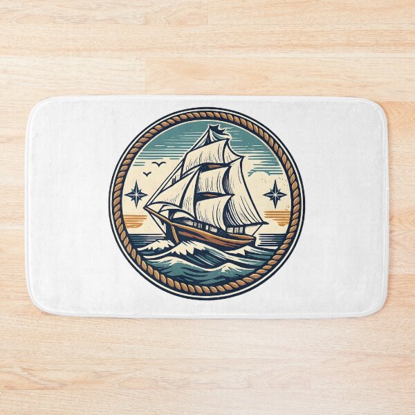 Item preview, Vintage Sailboat – Retro Nautical Logo designed and sold by Dax Studio.