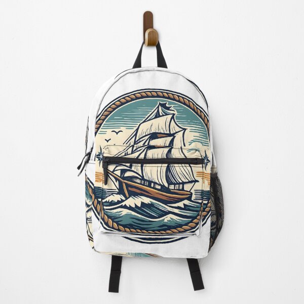 Item preview, Vintage Sailboat – Retro Nautical Logo designed and sold by Dax Studio.