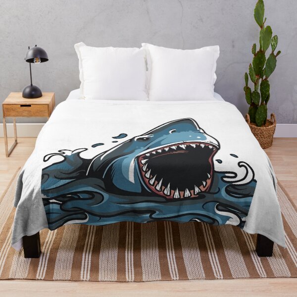 Item preview, Angry Shark Ocean Art designed and sold by Next-level-arts.