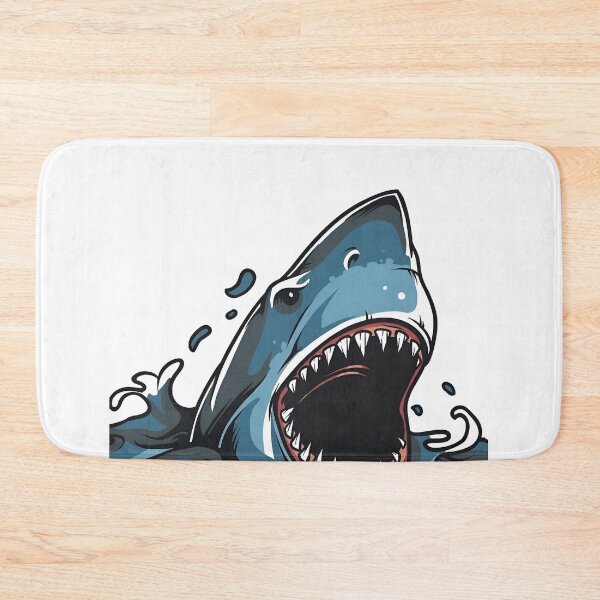 Item preview, Angry Shark Ocean Art designed and sold by Next-level-arts.