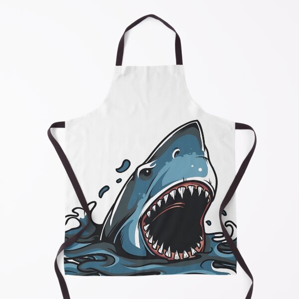 Item preview, Angry Shark Ocean Art designed and sold by Next-level-arts.