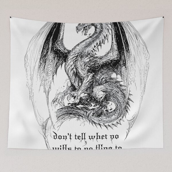 Item preview, The Onyx Drake’s Decree designed and sold by Matinez Pink.