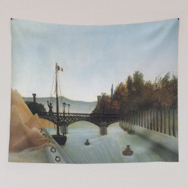 Item preview, Footbridge at Passy - 1895 - Henri Rousseau designed and sold by DrewGansen.