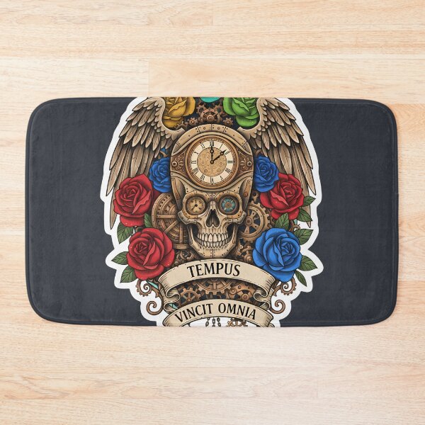Item preview, Steampunk Time Skull Clockwork Design designed and sold by Ekracreatives.