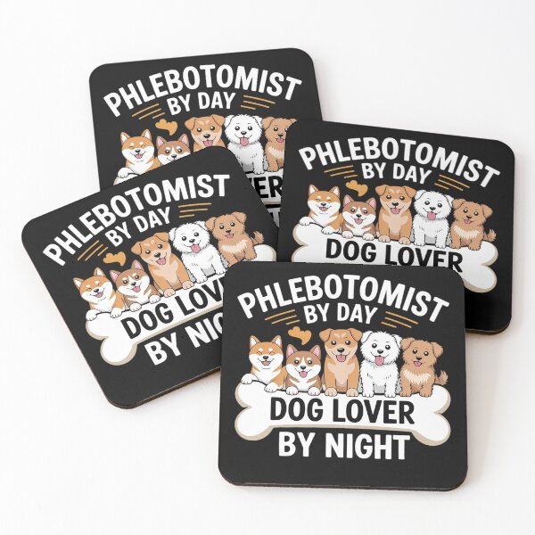 Item preview, Phlebotomist Dog Lover Pet Day Night Doctor Nurse Vein  designed and sold by InspiredFoul.