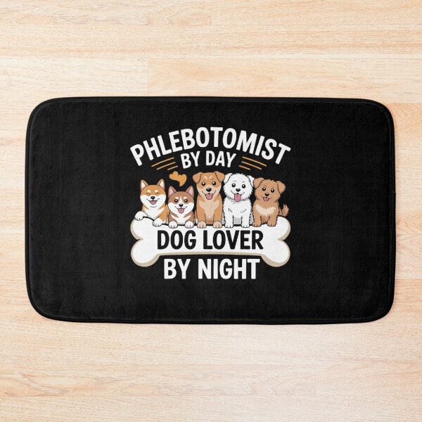 Item preview, Phlebotomist Dog Lover Pet Day Night Doctor Nurse Vein  designed and sold by InspiredFoul.