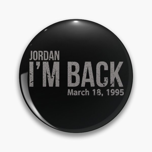 Item preview, JORDAN I'M BACK  designed and sold by Coldink.