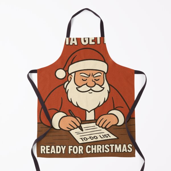 Item preview, Santa's Getting Ready For Christmas By Checking His Big To Do List designed and sold by joelle1724.