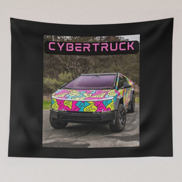 Item preview, cybertruck artwork designed and sold by TEEJAMBOREE.