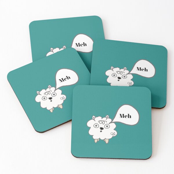 Item preview, LaMaisonOfMY MY BLANK STARE SHEEP COLLECTION  NO. 1 On Green designed and sold by LaMaisonOfMY.