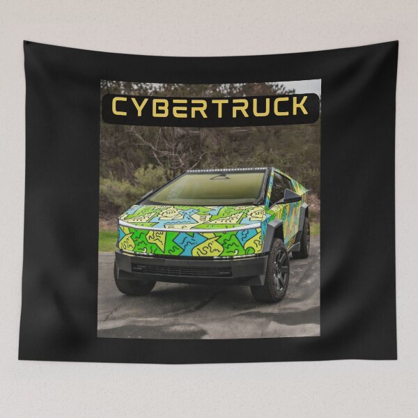 Item preview, cybertruck artwork designed and sold by TEEJAMBOREE.
