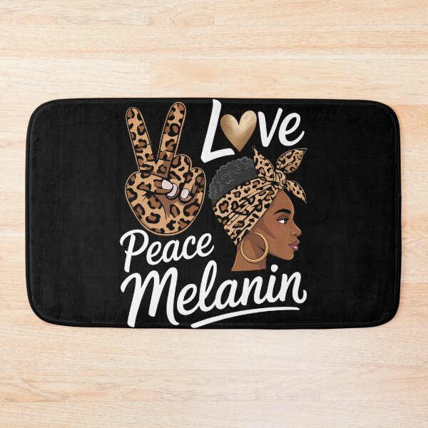Item preview, Peace Love Melanin Educated Afro African designed and sold by tiemacopaxer.