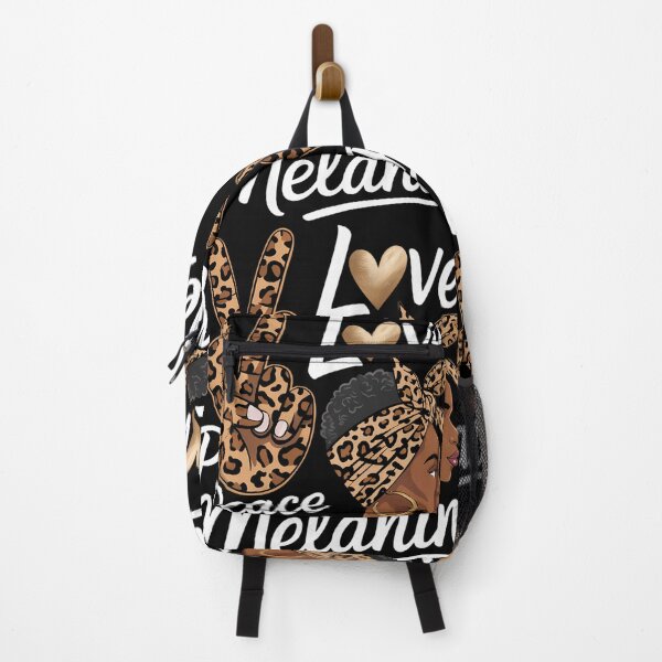 Item preview, Peace Love Melanin Educated Afro African designed and sold by tiemacopaxer.