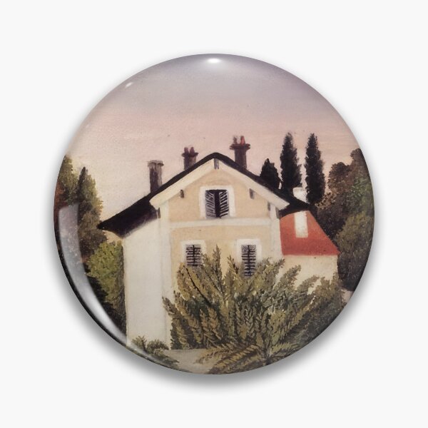 Item preview, House on the Outskirts of Paris - 1902 - Henri Rousseau designed and sold by DrewGansen.