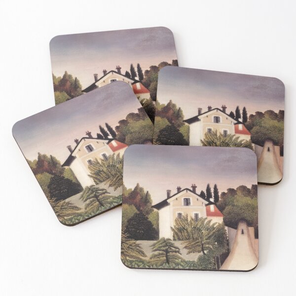 Item preview, House on the Outskirts of Paris - 1902 - Henri Rousseau designed and sold by DrewGansen.