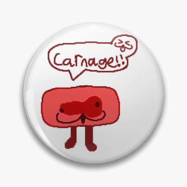 Item preview, "Carnage!!" Matchbox Sticker and Pin designed and sold by TWIFLIOS.