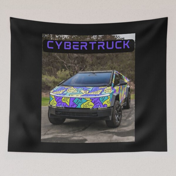 Item preview, cybertruck artwork designed and sold by TEEJAMBOREE.
