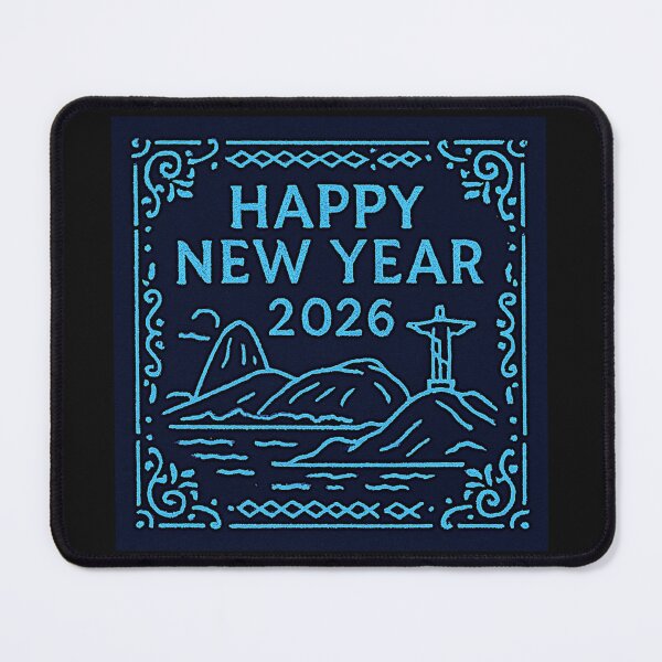 Item preview, Happy new year Rio de Janeiro Mystical Landscape doodle designed and sold by Helios Be. Lavsh.