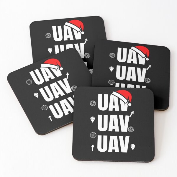 Item preview, UAV GIS Christmas Typography Design designed and sold by SpatialPost.