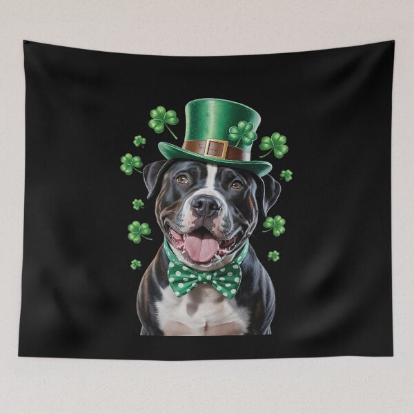 Item preview, Pit Bull Leprechaun St Patricks Day Dog Pet Owner Lover designed and sold by InspiredFoul.