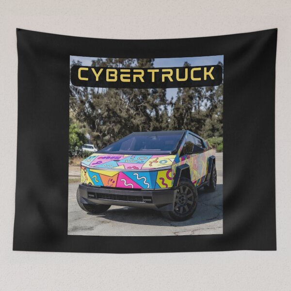 Item preview, cybertruck artwork designed and sold by TEEJAMBOREE.