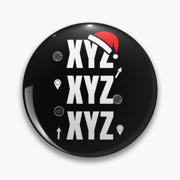 Item preview, XYZ GIS Christmas Typography Design designed and sold by SpatialPost.