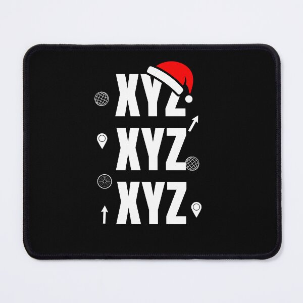 Item preview, XYZ GIS Christmas Typography Design designed and sold by SpatialPost.