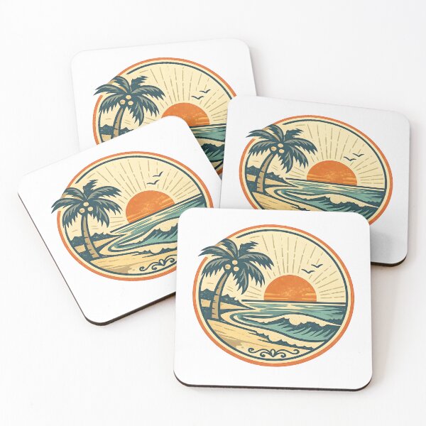 Item preview, Vintage Beach – Retro Palm Tree Logo designed and sold by Dax Studio.