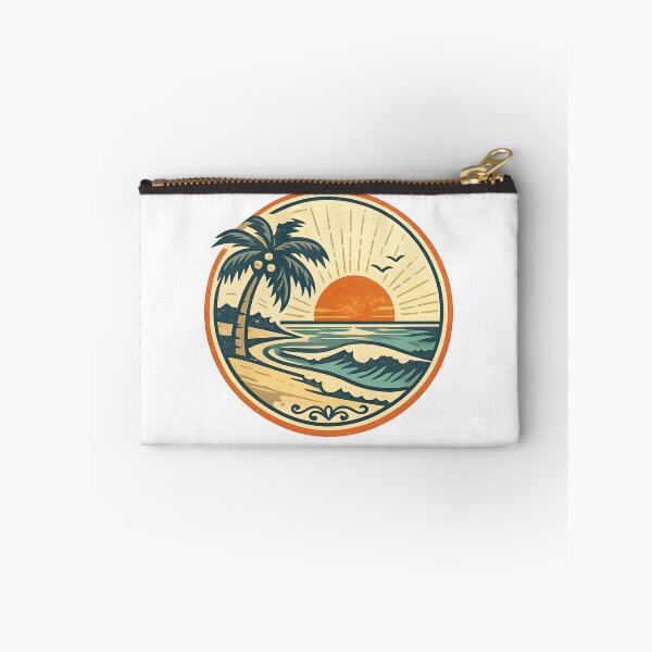 Item preview, Vintage Beach – Retro Palm Tree Logo designed and sold by Dax Studio.